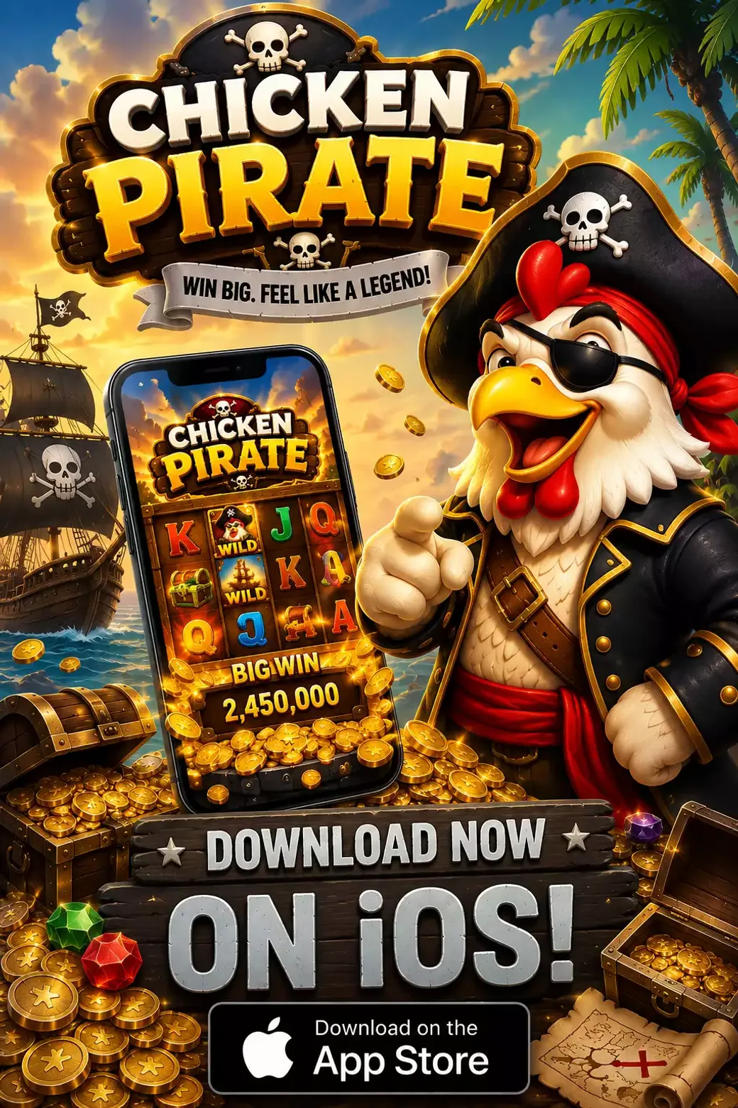 Download Chicken Pirate EN IOS 1
