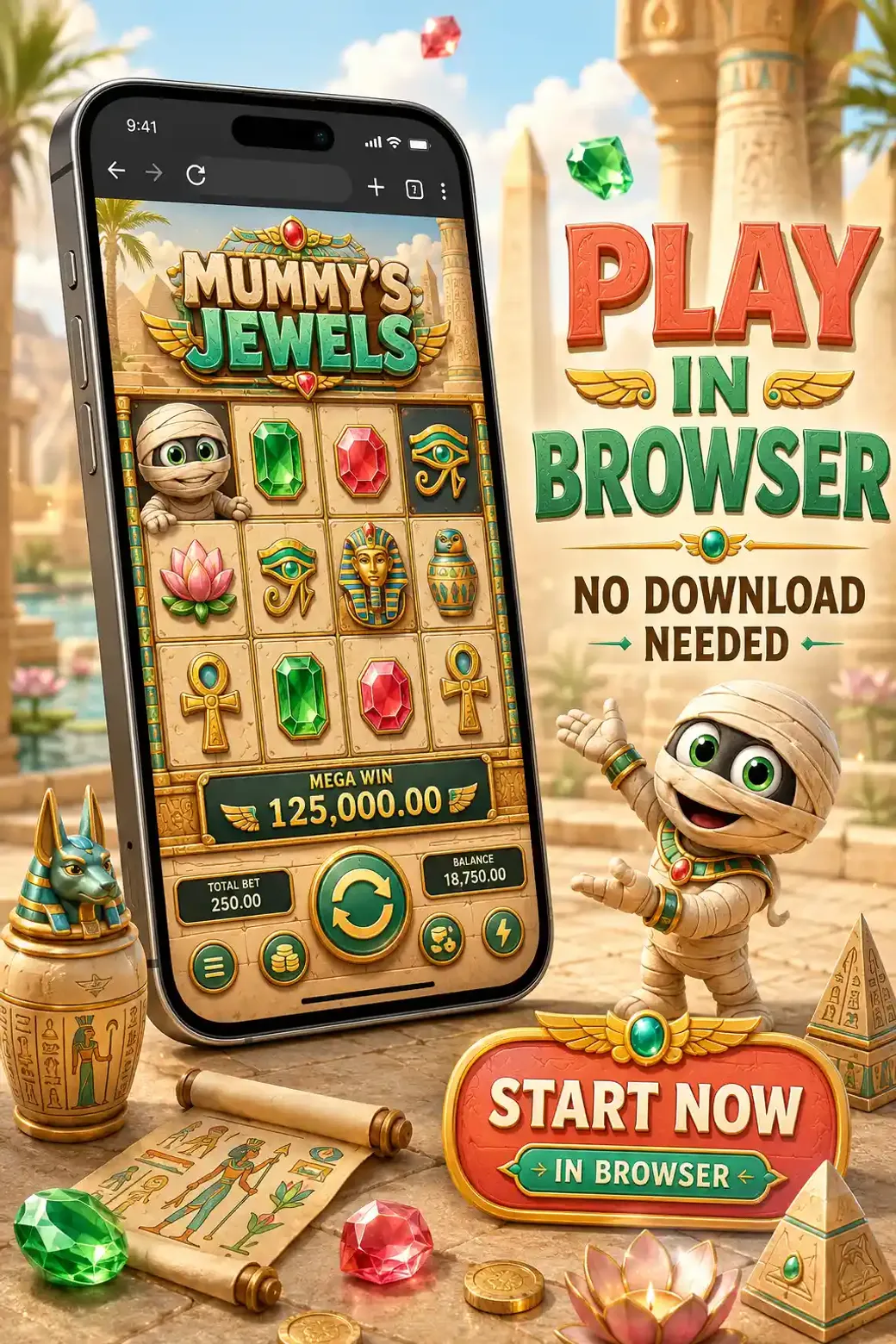 Download Mummy’s Jewels Browser EN 2