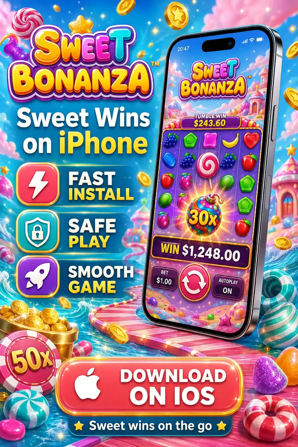 Download Sweet Bonanza IOS EN 3
